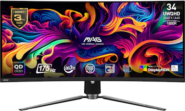 MSI MSI MAG 341CQP QD-OLED pantalla para PC 86,4 cm (3 MSI MSI MAG 341CQP QD-OLED pantalla para PC 86,4 cm (3