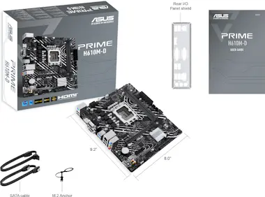 Asus ASUS PRIME H610M-D Intel H610 LGA 1700 micro ATX Asus ASUS PRIME H610M-D Intel H610 LGA 1700 micro ATX