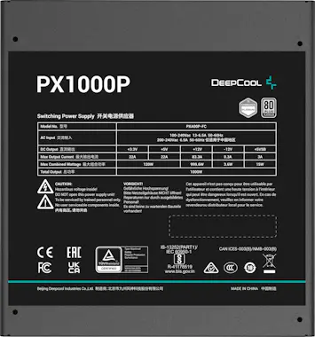 DeepCool DeepCool PX1000P unidad de fuente de alimentación DeepCool DeepCool PX1000P unidad de fuente de alimentación