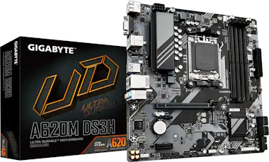 Gigabyte Gigabyte A620M DS3H placa base AMD A620 Zócalo AM5 Gigabyte Gigabyte A620M DS3H placa base AMD A620 Zócalo AM5