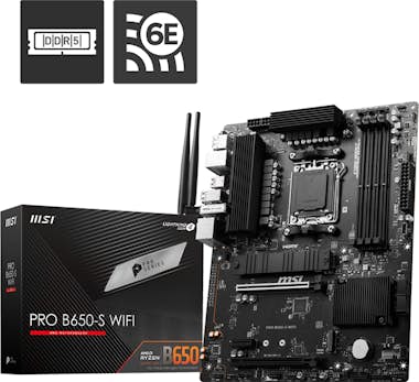 MSI MSI PRO B650-S WIFI placa base AMD B650 Zócalo AM5 MSI MSI PRO B650-S WIFI placa base AMD B650 Zócalo AM5