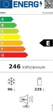 SMEG Frigorífico Combi Smeg RC20WDNE SMEG Frigorífico Combi Smeg RC20WDNE