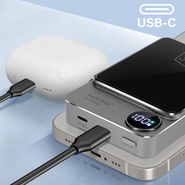 3mk Powerbank MagSafe 10000 mAh Negro 3mk Powerbank MagSafe 10000 mAh Negro