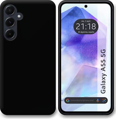 Tumundosmartphone Funda Silicona Gel TPU Negra Samsung Galaxy A55 5G Tumundosmartphone Funda Silicona Gel TPU Negra Samsung Galaxy A55 5G