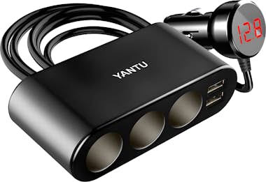 Avizar Distribuidor Cargador Coche 120W 3x Toma Encendedo Avizar Distribuidor Cargador Coche 120W 3x Toma Encendedo