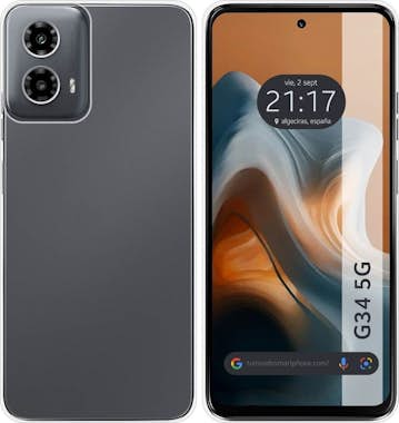 Tumundosmartphone Funda Silicona Transparente Motorola Moto G34 5G Tumundosmartphone Funda Silicona Transparente Motorola Moto G34 5G