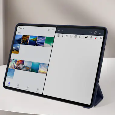 Avizar Funda Honor Pad 9 Solapa Soporte Teclado Azul oscu Avizar Funda Honor Pad 9 Solapa Soporte Teclado Azul oscu