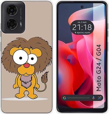 Tumundosmartphone Funda Silicona Motorola Moto G04 / G24 Leon Tumundosmartphone Funda Silicona Motorola Moto G04 / G24 Leon