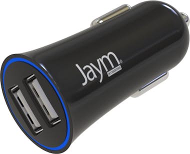 Jaym Cargador de coche compacto y ligero Dual USB-A 12W Jaym Cargador de coche compacto y ligero Dual USB-A 12W