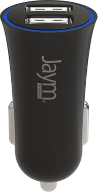 Jaym Cargador de coche compacto y ligero Dual USB-A 12W Jaym Cargador de coche compacto y ligero Dual USB-A 12W