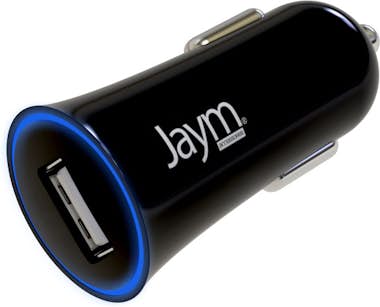 Jaym Cargador de coche compacto y ligero USB-A 5W 1A co Jaym Cargador de coche compacto y ligero USB-A 5W 1A co