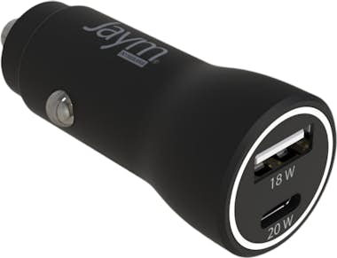 Jaym 38W Dual USB 3A USB-A + USB-C PD Cargador Rápido d Jaym 38W Dual USB 3A USB-A + USB-C PD Cargador Rápido d