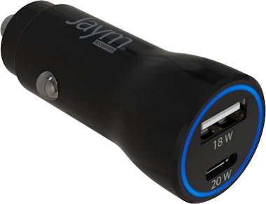 Jaym 38W Dual USB 3A USB-A + USB-C PD Cargador Rápido d Jaym 38W Dual USB 3A USB-A + USB-C PD Cargador Rápido d