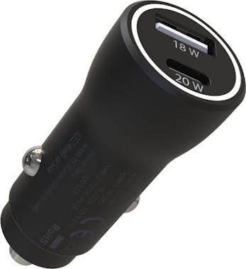Jaym 38W Dual USB 3A USB-A + USB-C PD Cargador Rápido d Jaym 38W Dual USB 3A USB-A + USB-C PD Cargador Rápido d