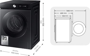 Samsung Samsung Lavadora 9kg Negra AI Ecobubble™, Clasific Samsung Samsung Lavadora 9kg Negra AI Ecobubble™, Clasific