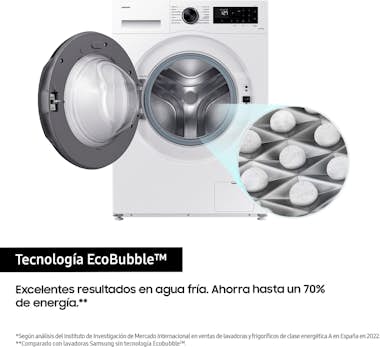 Samsung Samsung Lavadora de carga frontal Ecobubble™ Blanc Samsung Samsung Lavadora de carga frontal Ecobubble™ Blanc