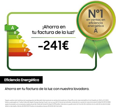 Samsung Samsung Lavadora de carga frontal Ecobubble™ Blanc Samsung Samsung Lavadora de carga frontal Ecobubble™ Blanc