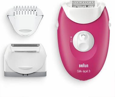 Braun Braun Silk-épil 3 3276 20 pinzas Rosa, Blanco Braun Braun Silk-épil 3 3276 20 pinzas Rosa, Blanco