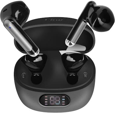 LinQ Auriculares inalámbricos Control táctil con pantal LinQ Auriculares inalámbricos Control táctil con pantal