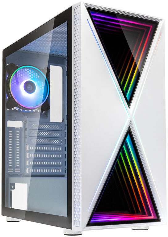 caja void x argb atx cristal templado blanco