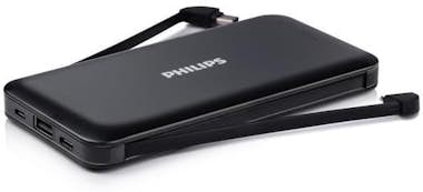 Philips Batería externa 10000mAh avec Câble MFi Negro Philips Batería externa 10000mAh avec Câble MFi Negro