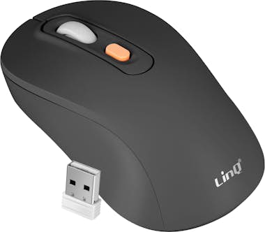 LinQ Ratón Bluetooth o WiFi Precisión y comodidad Negro LinQ Ratón Bluetooth o WiFi Precisión y comodidad Negro