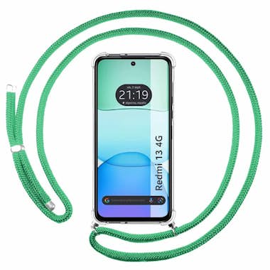 Tumundosmartphone Funda Colgante Xiaomi Redmi 13 4G Verde Agua Tumundosmartphone Funda Colgante Xiaomi Redmi 13 4G Verde Agua