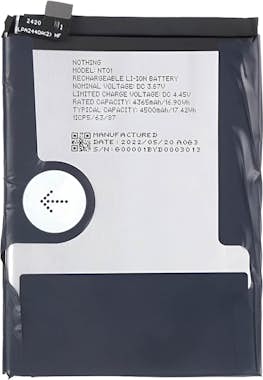 Clappio Batería para Nothing Phone 1 Capacidad 4500mAh Neg Clappio Batería para Nothing Phone 1 Capacidad 4500mAh Neg