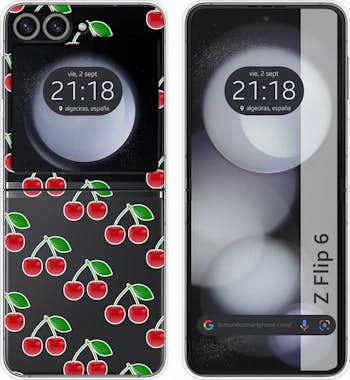 Tumundosmartphone Carcasa Samsung Galaxy Z Flip 6 5G Cerezas Tumundosmartphone Carcasa Samsung Galaxy Z Flip 6 5G Cerezas