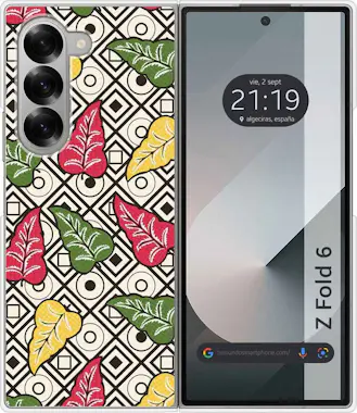 Tumundosmartphone Carcasa Samsung Galaxy Z Fold 6 5G Flores 11 Tumundosmartphone Carcasa Samsung Galaxy Z Fold 6 5G Flores 11