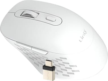 LinQ Ratón Precisión 1600 DPI ajustable Blanco LinQ Ratón Precisión 1600 DPI ajustable Blanco