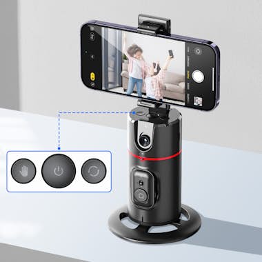 Avizar Palo selfi Estabilizador con rotación 360° Negro Avizar Palo selfi Estabilizador con rotación 360° Negro