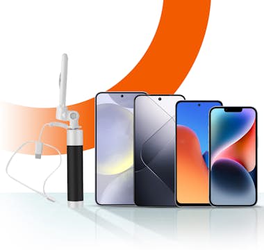 LinQ Palo selfi Espejo integrado USB-C + Botón Disparad LinQ Palo selfi Espejo integrado USB-C + Botón Disparad