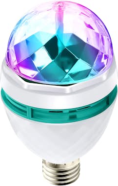 Avizar Bombilla Efecto Disco Giratorio Multicolor RGB Bla Avizar Bombilla Efecto Disco Giratorio Multicolor RGB Bla