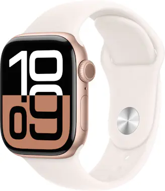 Apple Watch Series 10 GPS 42mm Caja Aluminio Oro Rosa y Apple Watch Series 10 GPS 42mm Caja Aluminio Oro Rosa y