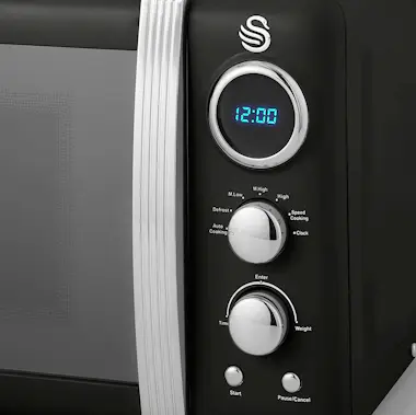 SWAN , SM22030LBNEU, Retro Microondas Digital 20L, 5 Ni SWAN , SM22030LBNEU, Retro Microondas Digital 20L, 5 Ni