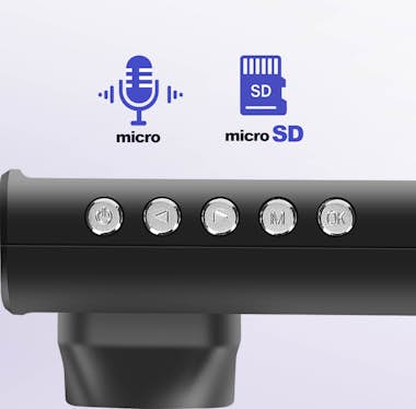 Avizar Dashcam Parabrisas Delantero Trasero Interior 1080 Avizar Dashcam Parabrisas Delantero Trasero Interior 1080