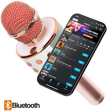 Avizar Micro karaoke Altavoz integrado Rosa dorado Avizar Micro karaoke Altavoz integrado Rosa dorado