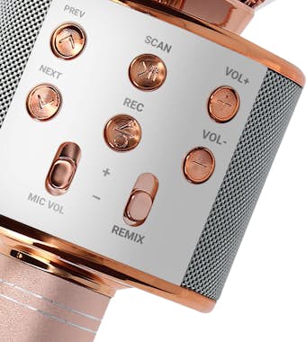Avizar Micro karaoke Altavoz integrado Rosa dorado Avizar Micro karaoke Altavoz integrado Rosa dorado