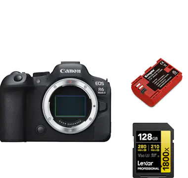 Canon EOS R6 II Cámara+batería Kingma de 2400mAh ( LP-E6 Canon EOS R6 II Cámara+batería Kingma de 2400mAh ( LP-E6