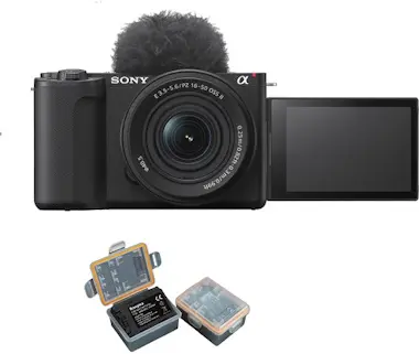 Sony ZV-E10 II Kit 16-50mm (negro)+batería Kingma 2000m Sony ZV-E10 II Kit 16-50mm (negro)+batería Kingma 2000m