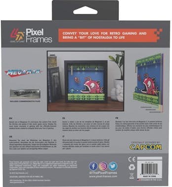 Otros Pixel Frames Megaman 2 Pez Linterna - 23x23 cm Otros Pixel Frames Megaman 2 Pez Linterna - 23x23 cm
