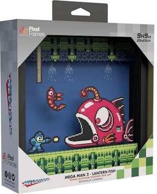 Otros Pixel Frames Megaman 2 Pez Linterna - 23x23 cm Otros Pixel Frames Megaman 2 Pez Linterna - 23x23 cm