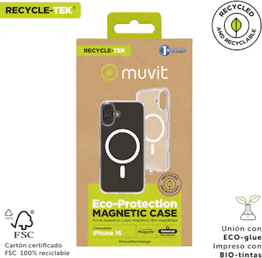 Muvit muvit for change funda recycletek Magsafe compatib Muvit muvit for change funda recycletek Magsafe compatib