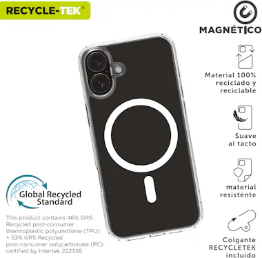 Muvit muvit for change funda recycletek Magsafe compatib Muvit muvit for change funda recycletek Magsafe compatib