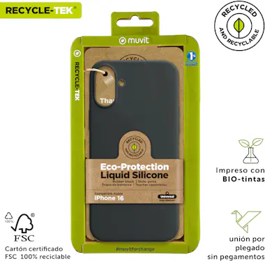 Muvit muvit for change funda recycletek Liquid Silicone Muvit muvit for change funda recycletek Liquid Silicone