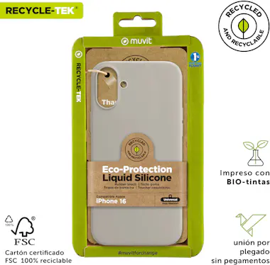 Muvit muvit for change funda recycletek Liquid Silicone Muvit muvit for change funda recycletek Liquid Silicone
