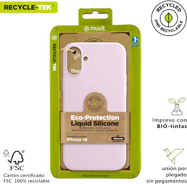 Muvit muvit for change funda recycletek Liquid Silicone Muvit muvit for change funda recycletek Liquid Silicone