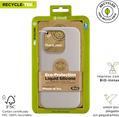 Muvit muvit for change funda recycletek Liquid Silicone Muvit muvit for change funda recycletek Liquid Silicone