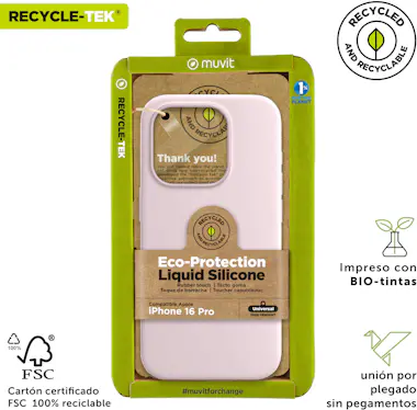 Muvit muvit for change funda recycletek Liquid Silicone Muvit muvit for change funda recycletek Liquid Silicone